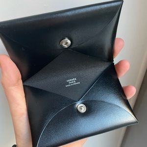 BNIB Auth Hermès Box Calf Calvi - Black - 2021